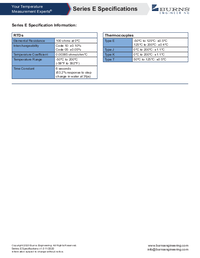 Thumbnail of document Data Sheet - E04 - Armored Cable, Thermocouple